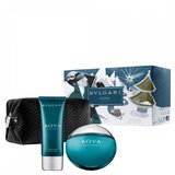 Bvlgari Aqva pour Homme Gift set eau de toilette 100ml + aftershave balm 100ml + σακούλα