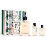 Σετ δώρου Hermes Terre D'Hermes Parfum, αρωματικό νερό 75ml + shower gel 40ml + αρωματικό νερό 15ml