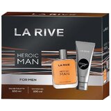 La Rive Heroic Man Σετ δώρου, Eau de Toilette 100ml + αφρόλουτρο 100ml