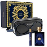  Σετ δώρου Versace Dylan Blue, eau de toilette 100ml + eau de toilette 10ml + τσάντα καλλυντικών