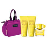 Σετ δώρου Versace Yellow Diamond, Eau de toilette 90ml + λοσιόν σώματος 100ml + Αφροντούς 100ml + τσάντα