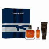 Giorgio Armani Emporio Stronger With You Intensely Gift set, Eau de Parfum 100ml + Eau de Parfum 15ml + Αφρόλουτρο 75ml