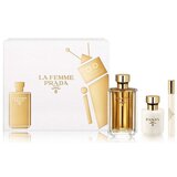 Σετ δώρου Prada La Femme, Eau de Parfum 100ml + Eau de Parfum (roll on) 10ml + λοσιόν σώματος 100ml