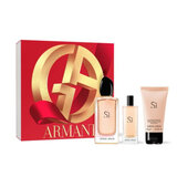 Giorgio Armani Si Σετ δώρου, Eau de Parfum 100ml + Eau de Parfum 15ml + Γαλάκτωμα σώματος 50ml