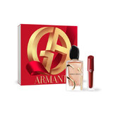 Giorgio Armani Sí Intense - Refillable Σετ δώρου, eau de parfum 100 ml + lipsatin 4 ml