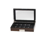 Rothenschild watch box RS-2381-10W for 8 watches + cufflinks