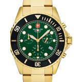 Swiss Alpine Military 7053.9114 Chronograph Mens Watch 42mm 10ATM