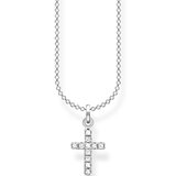 Thomas Sabo KE2069-051-14 Cross Pave Ladies Necklace, adjustable