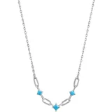 ANIA HAIE N033-03H Into the Blue Ladies Necklace, adjustable