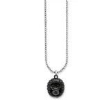 Save Brave SBN-TITUS-BK Mens Necklace 50cm, adjustable