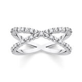 Thomas Sabo Ladies Ring TR2318-051-14-56 balls size 56