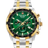 Swiss Alpine Military 7043.9144 Star Fighter Chronograph Mens Watch 47mm 10ATM