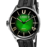 U-Boat 9502/A Darkmoon Green SS Soleil Mens Watch 40mm 5ATM