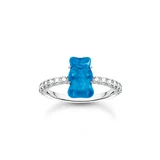 Thomas Sabo TR2459-052-1-54 Silver ring w. blue Goldbears 