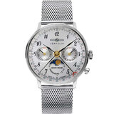 Zeppelin 7037M-1 Hindenburg LZ129 ladies watch moon phase 36mm 3ATM