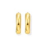 Thomas Sabo CR739-413-39 Bold - Gold-plated Chunky Hoop Earrings 34,2 mm Ladies