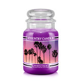 Country Candle Purple Palm μεγάλο αρωματικό κερί με 2 φιτίλι (652 g)