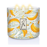 Kringle Candle TUMBLER Banana's Foster αρωματικό κερί με 3 φυτίλια (411g)