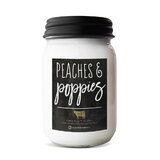 MILKHOUSE CANDLE Αρωματικό κερί Peaches & Poppies Farmhouse Jar (368 g)