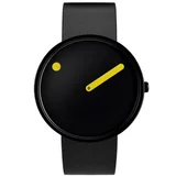 Picto 43388-4120B PICTO black and yellow - Unisex ρολόι
