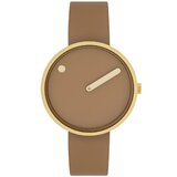 Picto 34002-4814G Cappuccino Brown 34mm 5ATM 