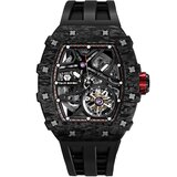 Tsar Bomba TB8209CF-01 Mens Watch Elementar Carbon Fiber Automatic 44mm 5ATM 