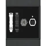 Tsar Bomba TB8218(1+2)CF/FKM-01BK/WH Mens Watch Atomic Twin Interchangeable Automatic Watch 45mm 10ATM 