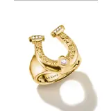Thomas Sabo TR2509-414-14-58 Ring Horseshoe Elyndra Gold-Plated for Women