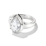 Thomas Sabo TR2522-051-14-58 Ring with White Teardrop-Shaped Cubic Zirconia Elyndra for Women