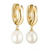 Thomas Sabo CR766-430-14 Pearl Hoop Earrings Gold-Plated Women