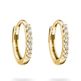 Thomas Sabo CR780-M01-14 Hoop Earrings with White Cubic Zirconia Gold-Plated Women