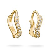 Thomas Sabo CR775-M01-14 Asymmetric Hoop Earrings Gold-Plated Women