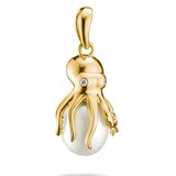 Thomas Sabo PE1010-M01-14 Octopus Pendant with Pearl Gold-Plated Women
