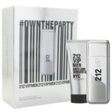 Σετ δώρου Carolina Herrera 212 VIP Men, eau de toilette 100ml + αφρόλουτρο 100ml (Σετ ταξιδιού)