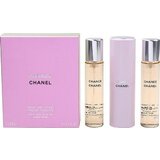 Chanel Chance Eau de Toilette, 3x20ml (1x ξαναγεμίζει + 2x ξαναγεμίζει)
