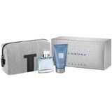 Σετ δώρου Azzaro Chrome, eau de toilette 30ml + αφρόλουτρο 50ml + τσάντα καλλυντικών