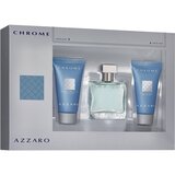 Σετ δώρου Azzaro Chrome, eau de toilette 100ml + aftershave balm 75ml + αφρόλουτρο 75ml