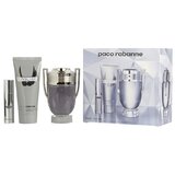 Σετ δώρου Paco Rabanne Invictus, eau de toilette 100ml + eau de toilette 10ml + αφρόλουτρο 100ml