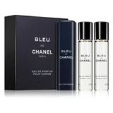 Chanel Bleu de Chanel Eau de Parfum, 3x20ml (1x ξαναγεμίζει + 2x ξαναγεμίζει)