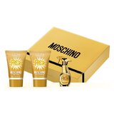Σετ δώρου Moschino Fresh Gold Couture, αρωματικό νερό 5ml + αφρόλουτρο 25ml + λοσιόν σώματος 25ml