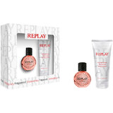 Replay Essential for Her Gift σετ, eau de toilette 20ml + λοσιόν σώματος 100ml