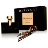 Σετ δώρου Bvlgari Splendida Jasmin Noir, αρωματικό νερό 100ml + + μεταξωτό φουλάρι