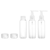 Ταξιδιωτικό σετ μπουκαλιών για καλλυντικά (Travel Containers Set) 5 τεμ