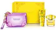 Σετ δώρου Versace Yellow Diamond, eau de toilette 90ml + γαλάκτωμα σώματος 100ml + τσάντα καλλυντικών