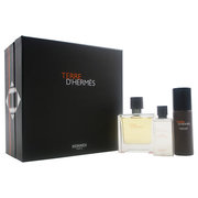 Σετ δώρου Hermes Terre D'Hermes Parfum, αρωματικό νερό 75ml + aftershave 40ml + αφρός ξυρίσματος 50ml