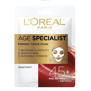 Υφασμάτινη μάσκα για άμεση σύσφιξη και λείανση του δέρματος Age Specialist 45+ (Firming Tissue Mask) 1 τεμ.