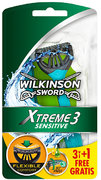 Ξυραφάκι μιας χρήσης για άντρες Wilkinson Xtreme3′Sensitive 4 τεμ