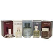 Μίνι σετ Calvin Klein Σετ δώρου, Euphoria Woman 4ml + Eternity Woman 5ml + CK Free 10ml + Eternity Man 10ml + Euphoria Man 10ml  - κατεστραμμένη συσκευασία