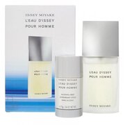 Issey Miyake L`Eau D`Issey pour Homme Σετ δώρου, eau de toilette 75ml + deostick 75ml (Σετ ταξιδιού)