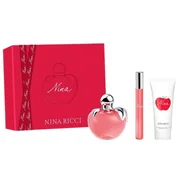 Nina Ricci Nina Σετ δώρου, eau de toilette 80ml + λοσιόν σώματος 75ml + roll-on eau de toilette 10ml